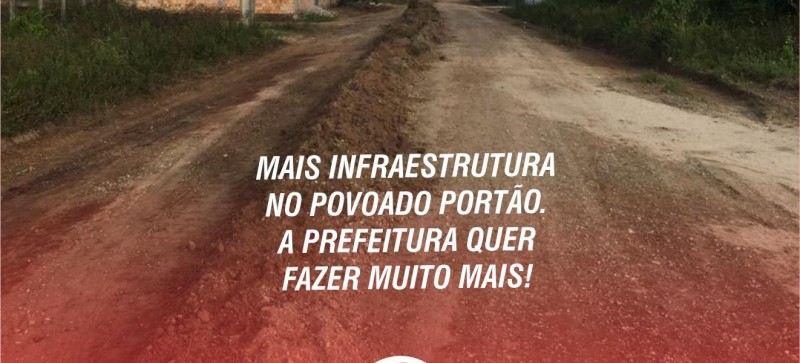 Povoado Portão recebe melhorias na infraestrutura