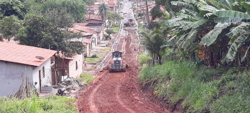 Rua do Evangelho passa por reparos