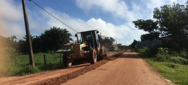 Ruas no foco da prefeitura de Maracaçumé