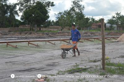 E o trabalho continua! Construção da segunda creche em plena execução