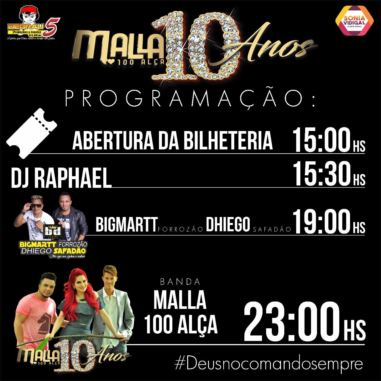  Programação do Show da Mala 100 Alça em Maracaçumé, 16