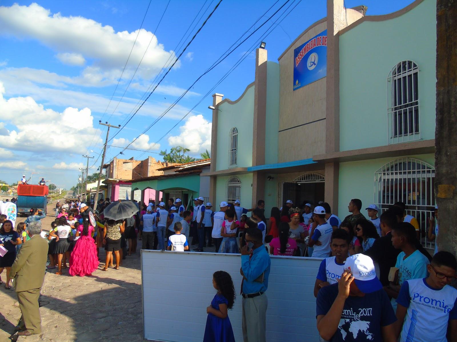 Assembleia de Deus de Junco realizou Marcha pra Jesus neste sábado