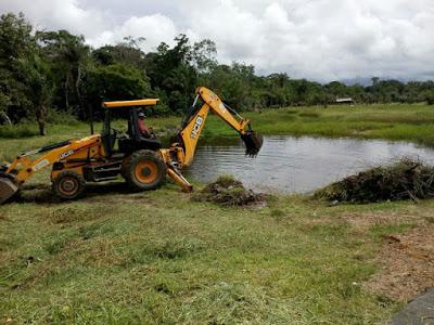 A força tarefa de limpeza começa a limpar os rios de Godofredo Viana