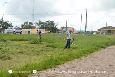 Em Junco do Maranhão a Prefeitura melhora limpeza pública