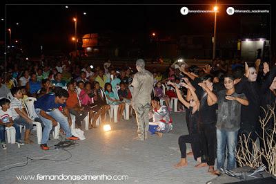 Igreja Adventista promove uma noite de cinema no Centro de Maracaçumé