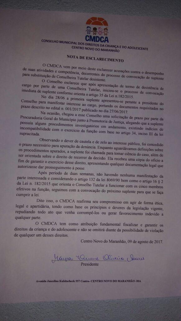 O que está acontecendo em Centro Novo do Maranhão?