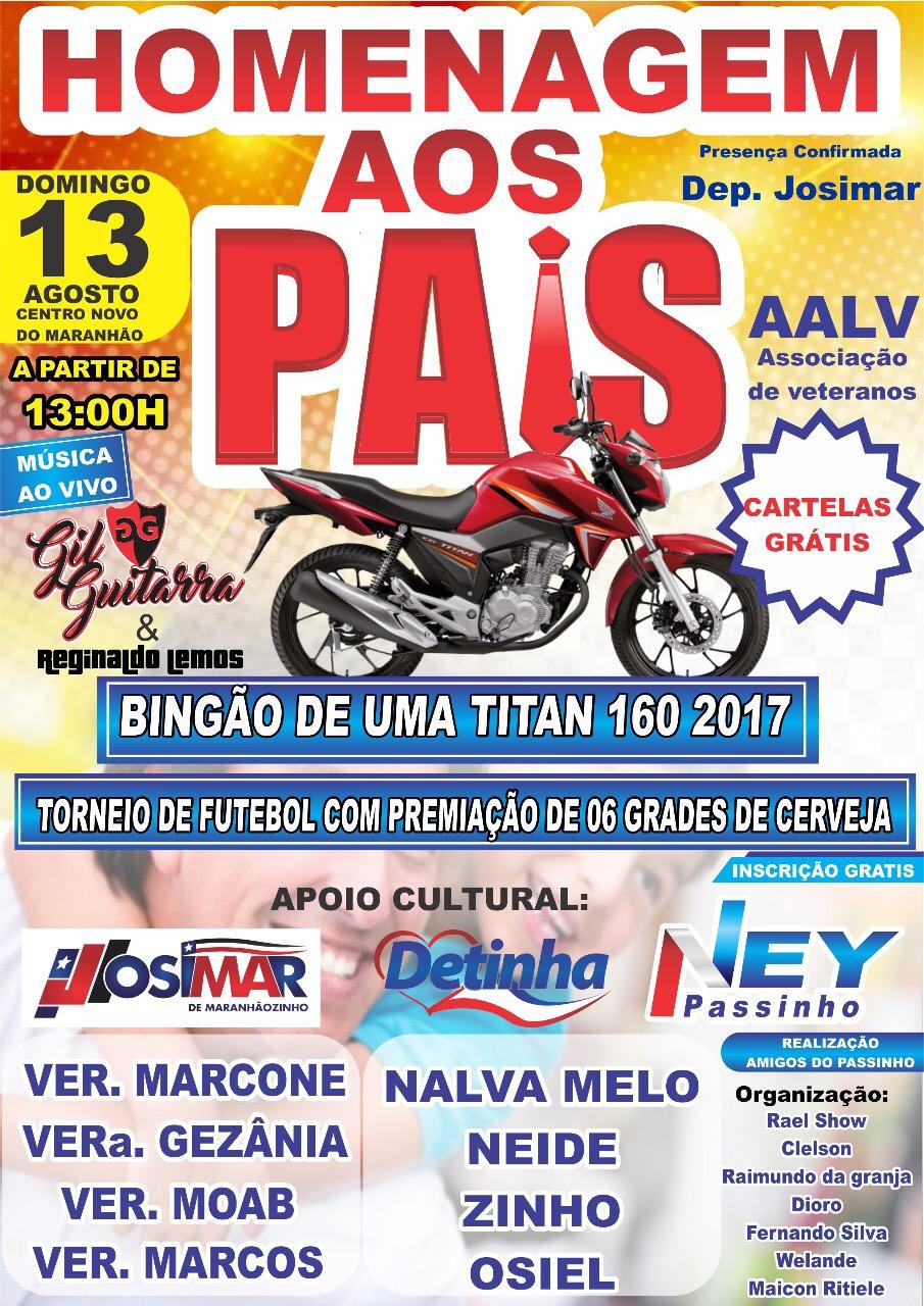 Uma moto 0km para os papais