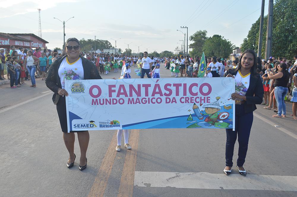 Desfile Cívico de Maracaçumé movimenta feriado da Independência