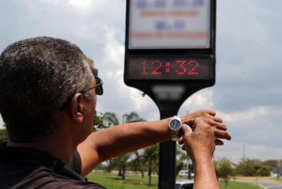 Horário de verão começa no dia 15 de outubro