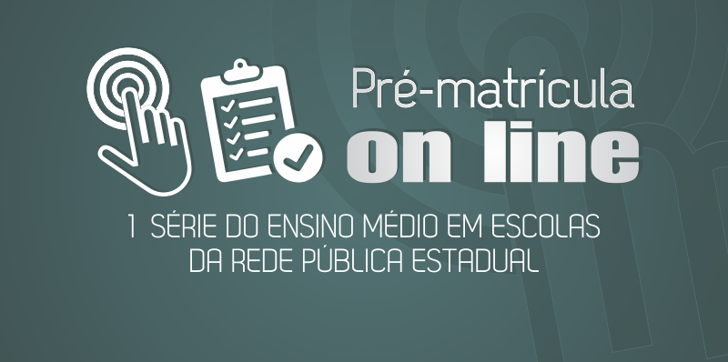 Pré-matrículas para escolas estaduais iniciam na próxima segunda-feira (13)