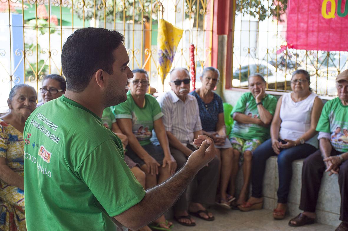 Projeto Qualidade de Vida na 3ª Idade torna-se referência e foi registrado por equipe de filmagem de Brasília