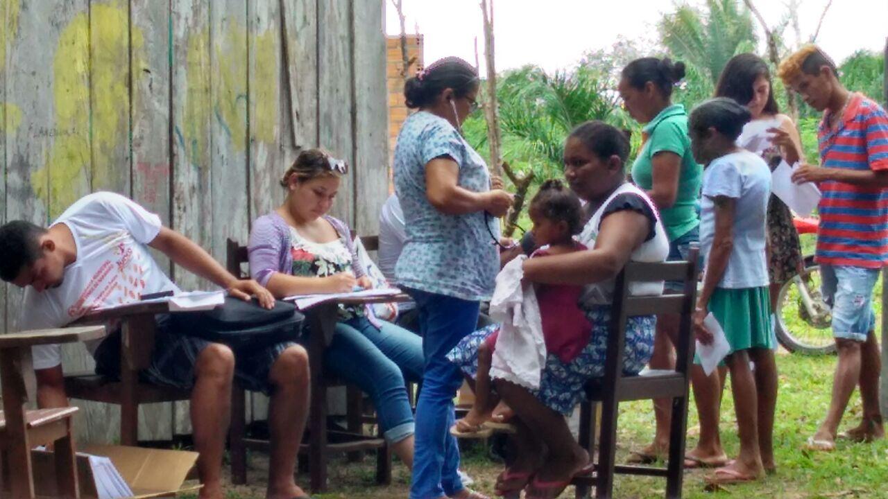 Mutirão na Vila Paraense e no Povoado Itaitiua