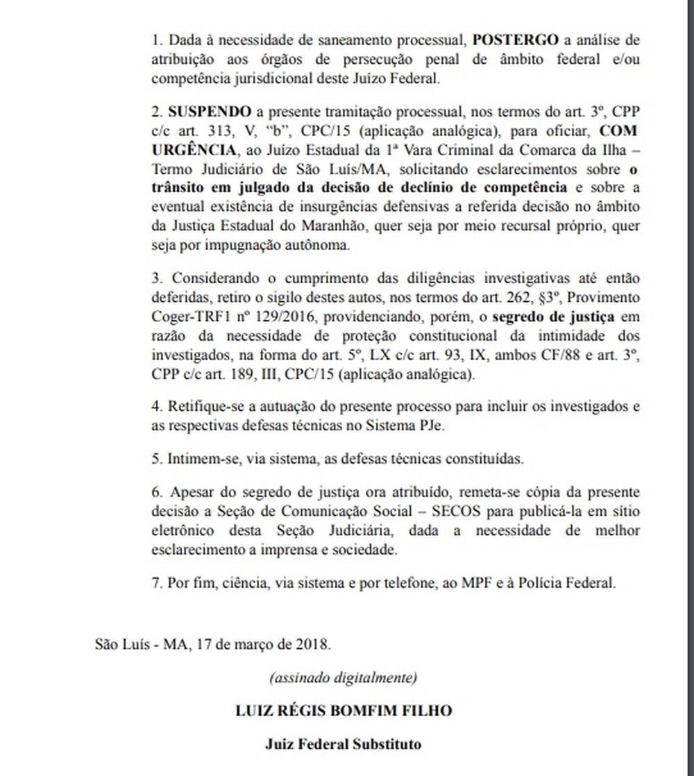 Suspenso processo que investiga suposta quadrilha de contrabandistas no Maranhão