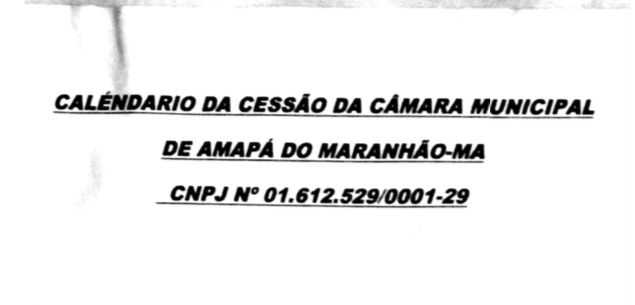 O que é isso minha gente? Calendário da Câmara de Amapá com erro gritante de português chama atenção da comunidade