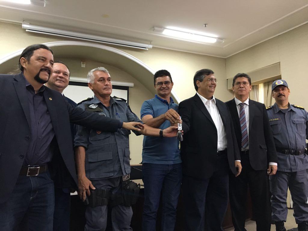 Prefeito Antonio Filho recebe uma viatura 0 km do Governo do Maranhão