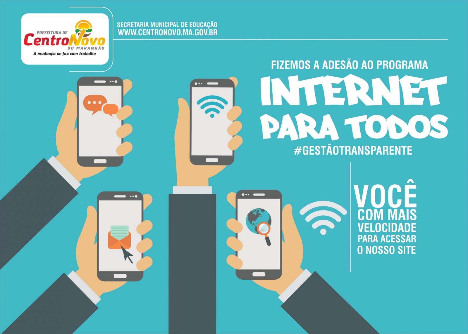 Programa Internet para Todos vai mudar a realidade dos centronovenses