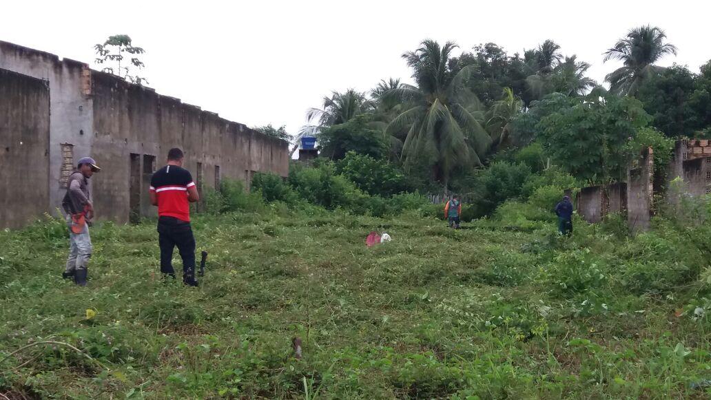 Limpeza da Escola do Estado já começou e obra será retomada na segunda-feira, 9