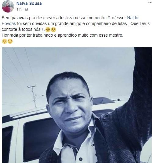 Morre o professor Naldo Povoas