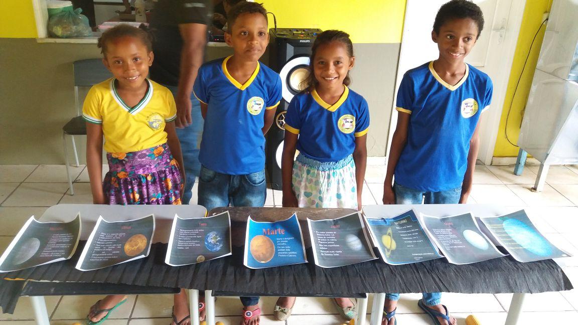 Escola Adrielly Simone realiza exposição sobre o Sistema Solar