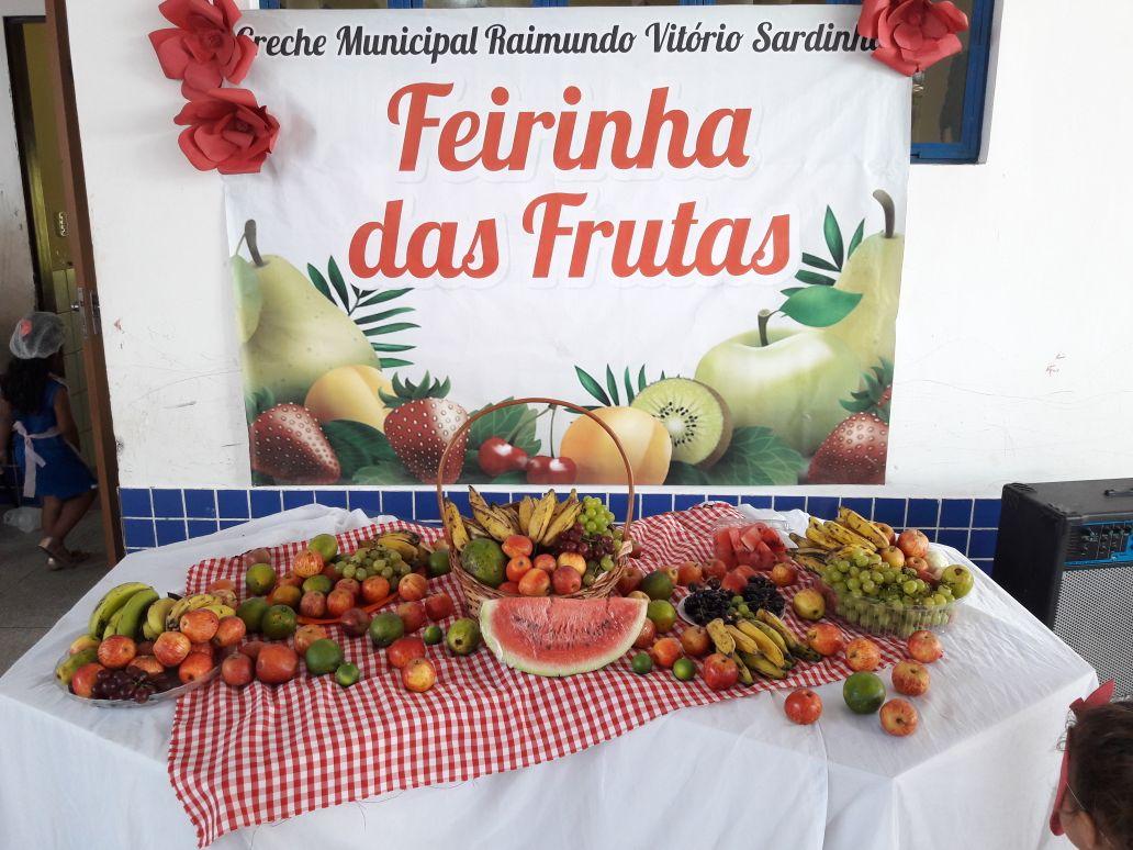 Creche Raimundo Sardinha promove a primeira ‘Feirinha das Frutas’