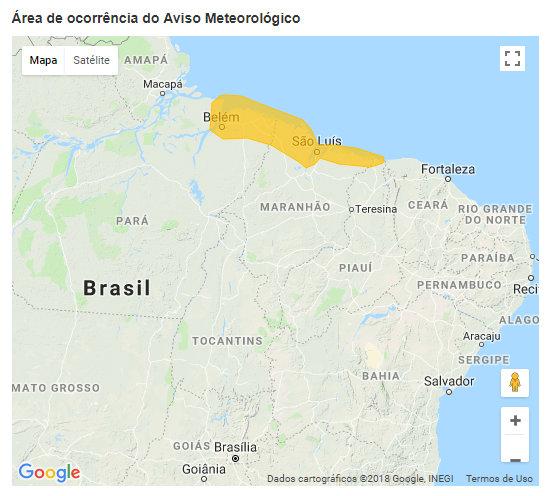 Risco de tempestade: Boa Vista do Gurupi em estado de alerta