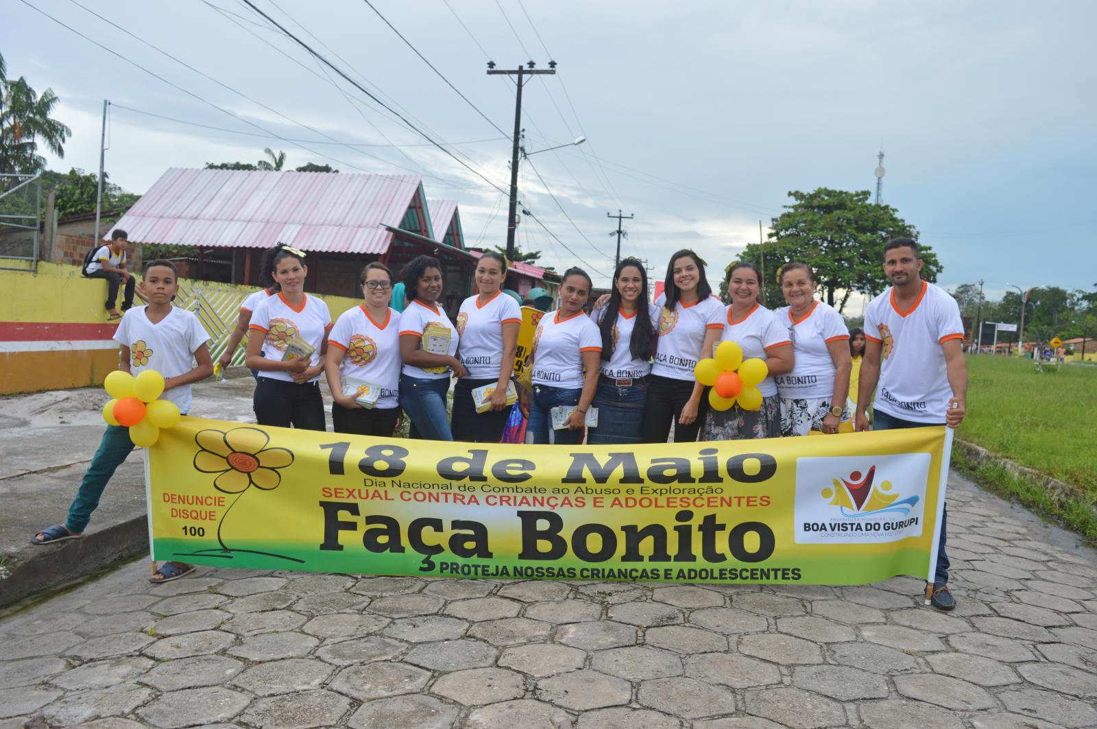 CREAS promove caminhada alusiva ao ‘18 de maio’ em Boa Vista do Gurupi