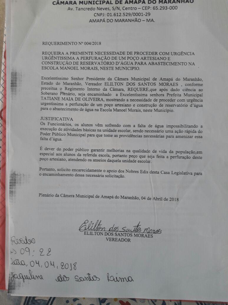 “Como vereador eu estou indignado” desabafa vereador Elinho