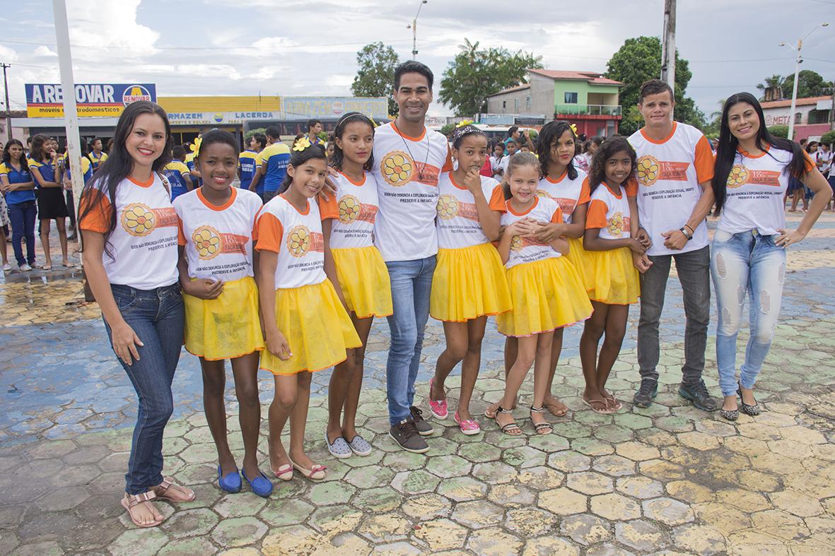 Caminhada alusiva ao Dia de Combate ao Abuso e a Exploração Sexual de Crianças e Adolescentes chama atenção dos maracaçumeenses