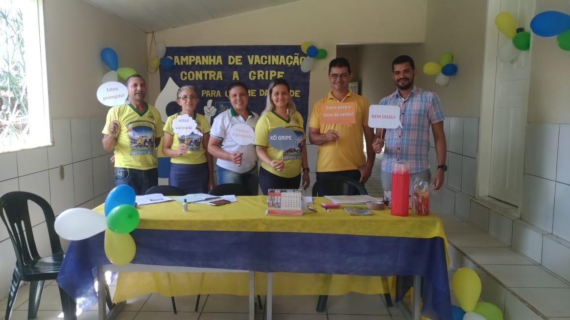 Campanha de vacinação contra gripe alcança todos os locais de Junco do Maranhão