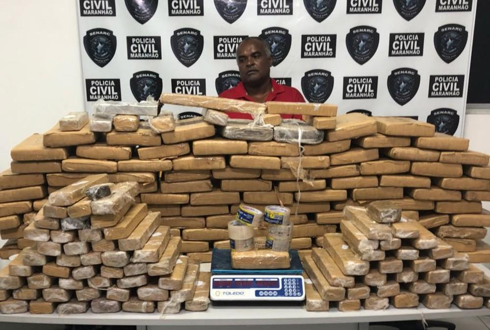 Polícia apreende cerca de 300 kg de maconha em Raposa