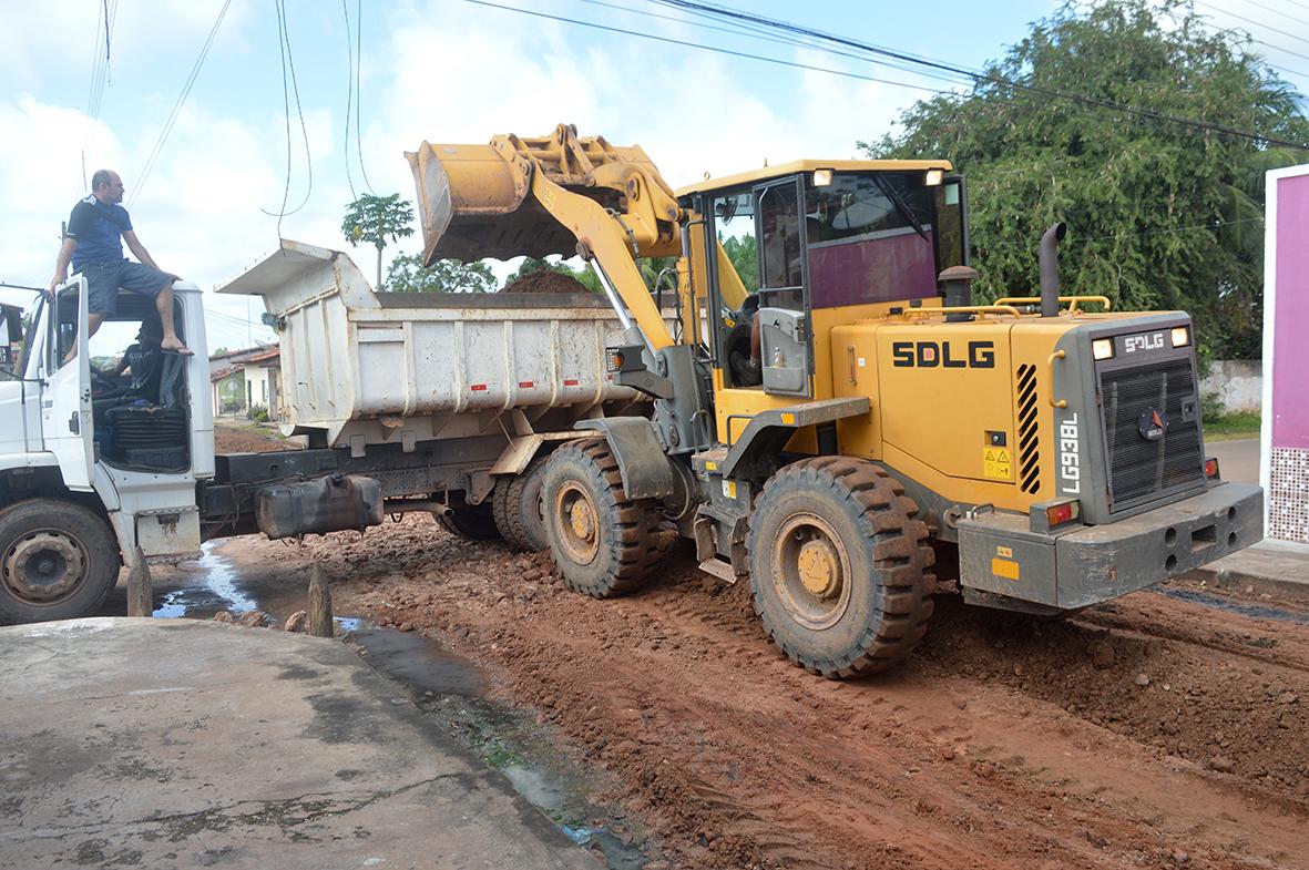 Rua da Paz é a primeira a receber serviços emergenciais de recuperação