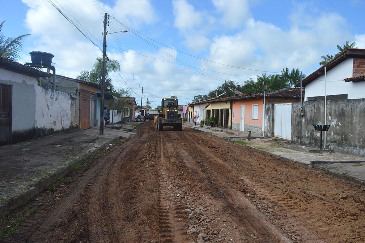 Rua da Paz é a primeira a receber serviços emergenciais de recuperação