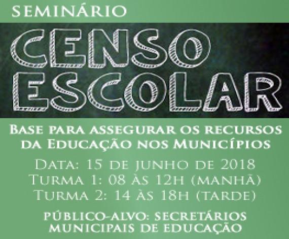 A FAMEM e SEDUC promoverão Encontro Formativo do Censo Escolar da Educação Básica 2018