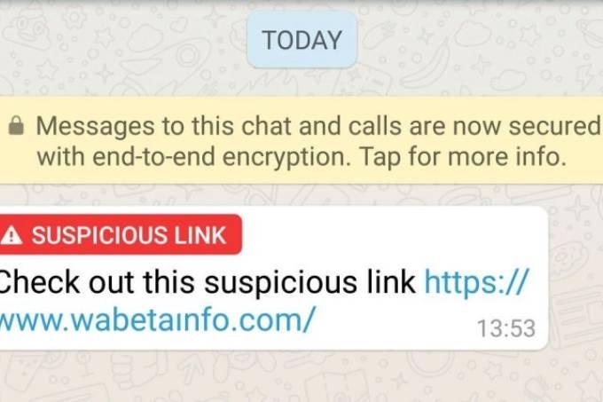 WhatsApp vai avisar o usuário sobre links suspeitos, diz site