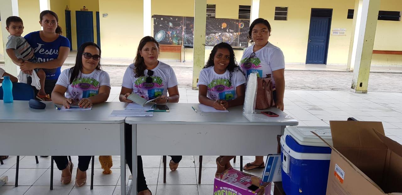 Dia ‘D’ de vacinação contra o sarampo e poliomielite aconteceu em Boa Vista do Gurupi