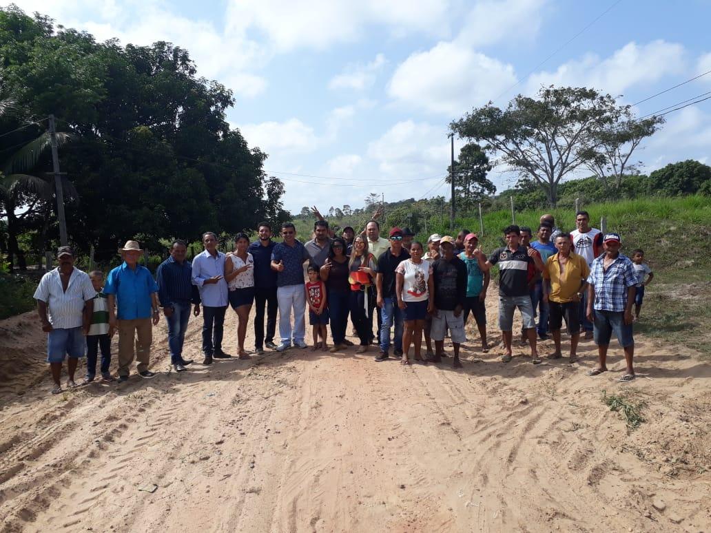 Início da estrada vicinal da Quadra 30 que liga Limão a Centro do Guilherme