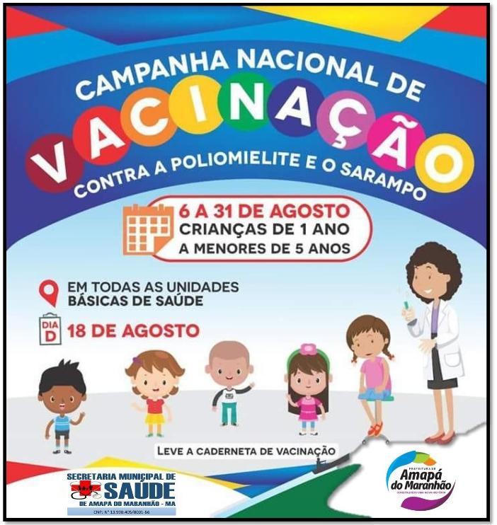 Amapá do Maranhão inicia vacinação contra o sarampo na próxima segunda, 06