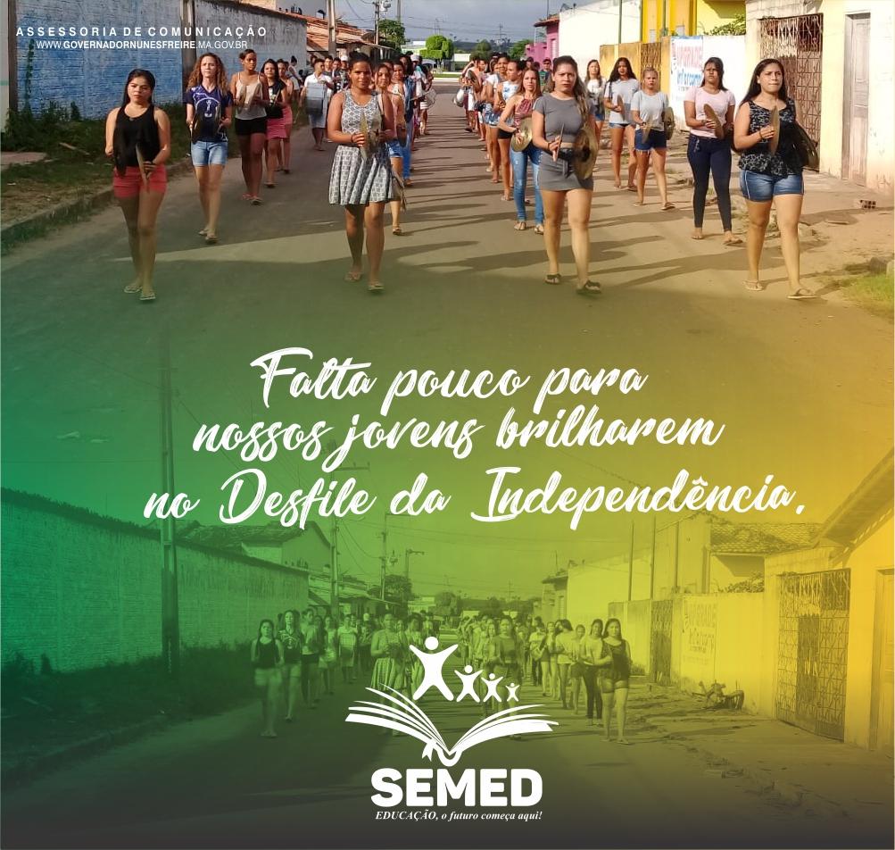 Começa a preparação para o Desfile da Independência