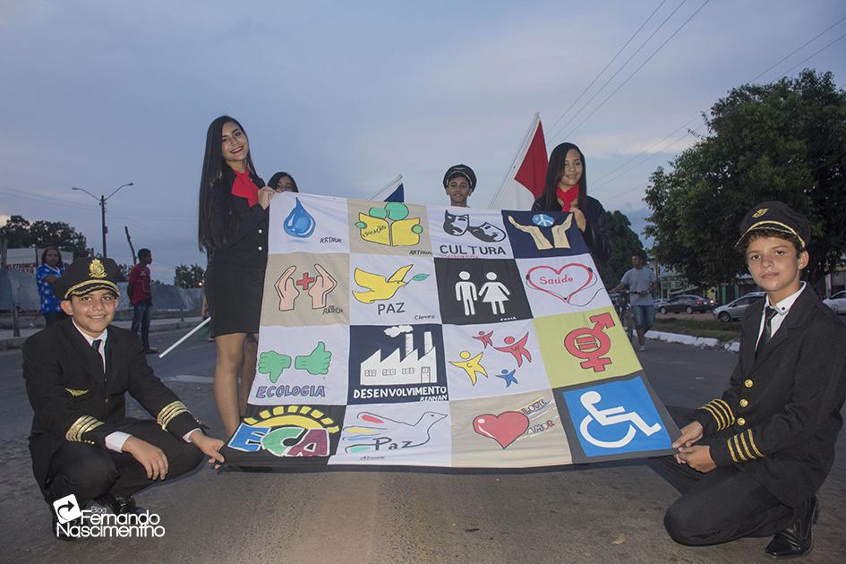 Desfile Cívico lembra a importância da Independência do Brasil