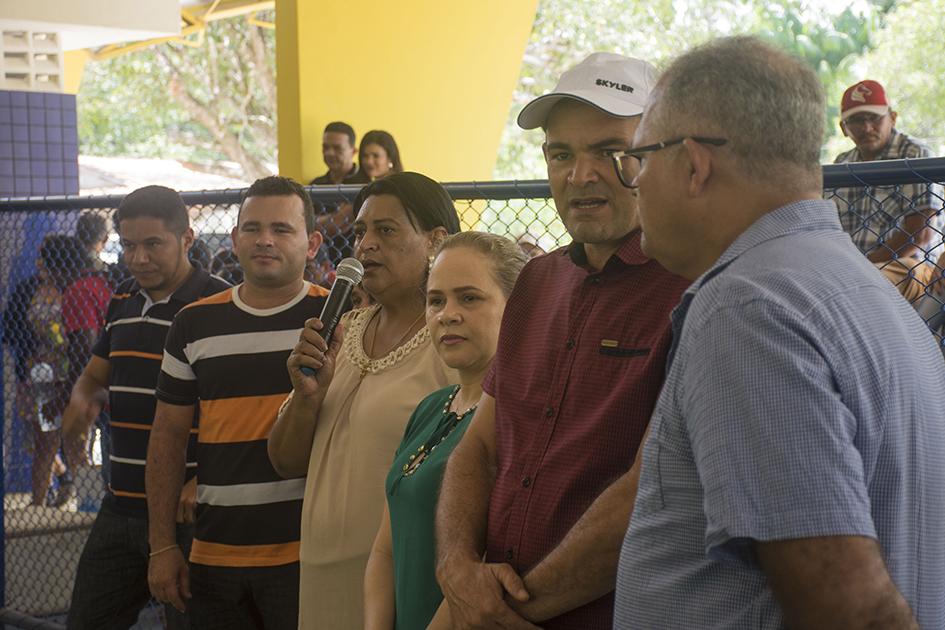 Chico Velho inaugurou mais uma quadra poliesportiva