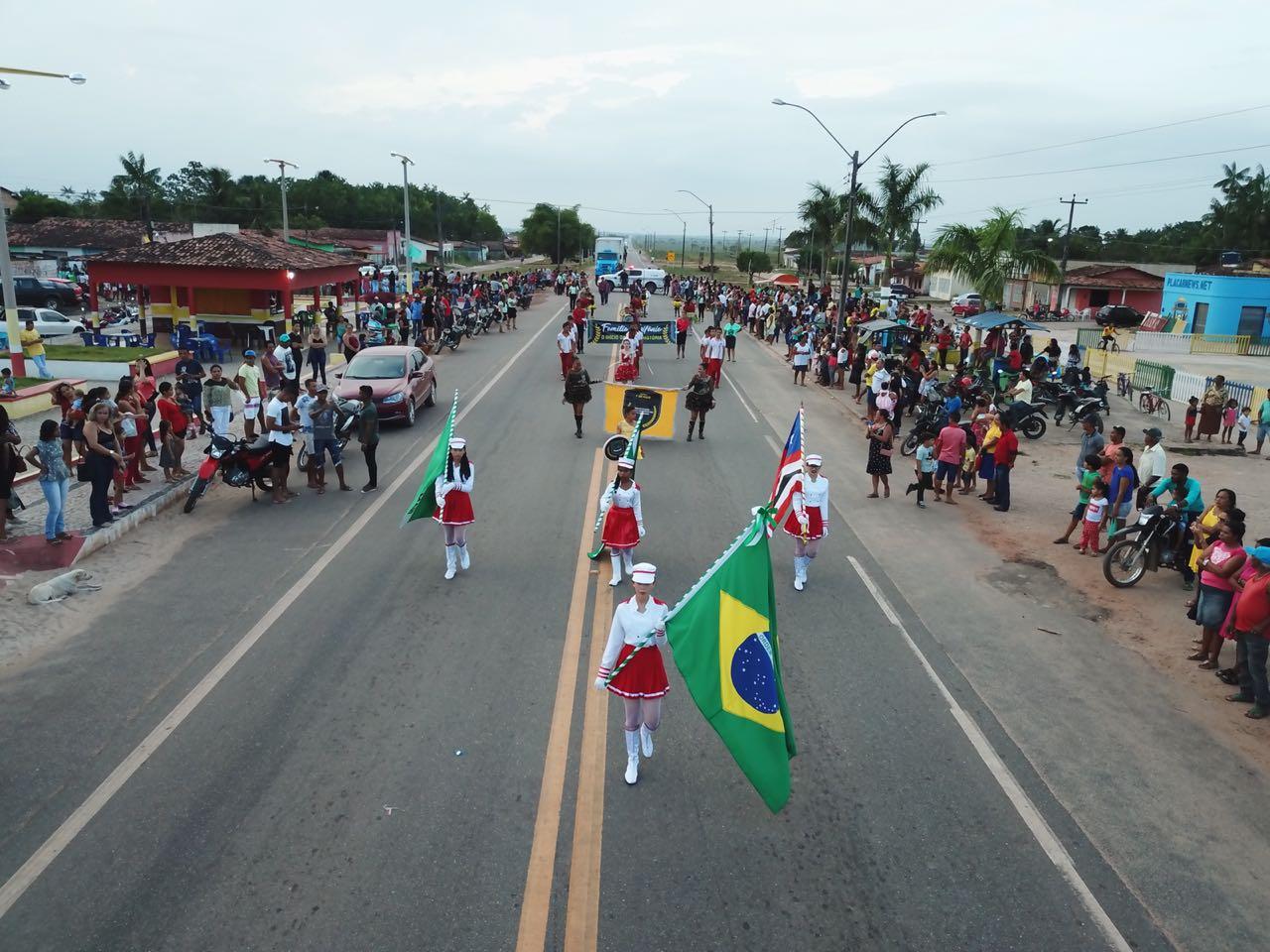 Junco do Maranhão fecha comemorações cívicas com um grande desfile