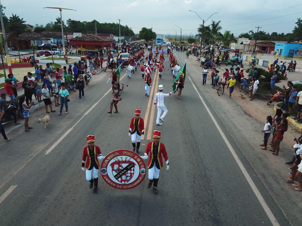 Junco do Maranhão fecha comemorações cívicas com um grande desfile