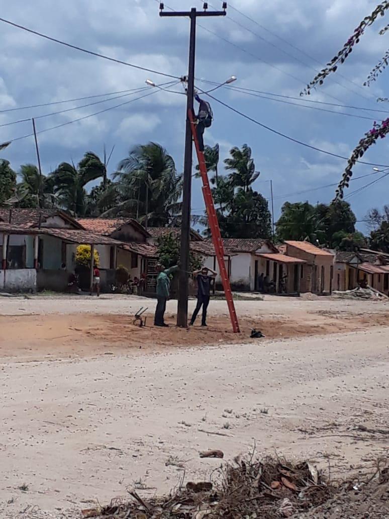 Povoado Portão tem iluminação pública recuperada