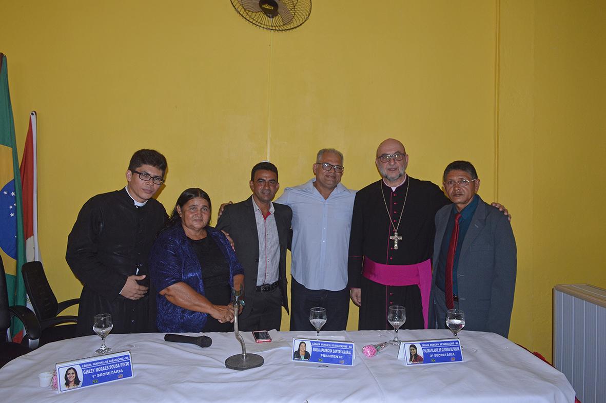 Bispo Dom João Kot foi recepcionado pelos vereadores de Maracaçumé