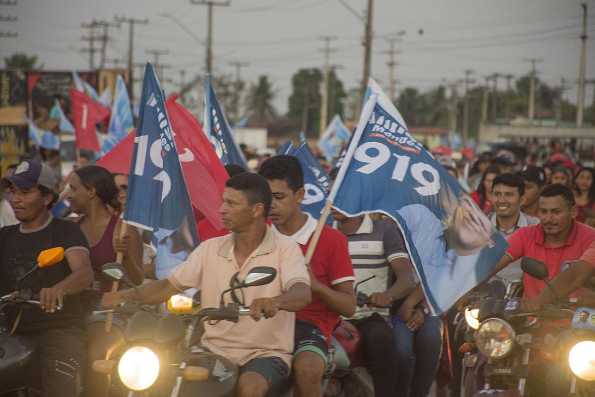 Carreata gigante fortalece Indalécio e seus candidatos