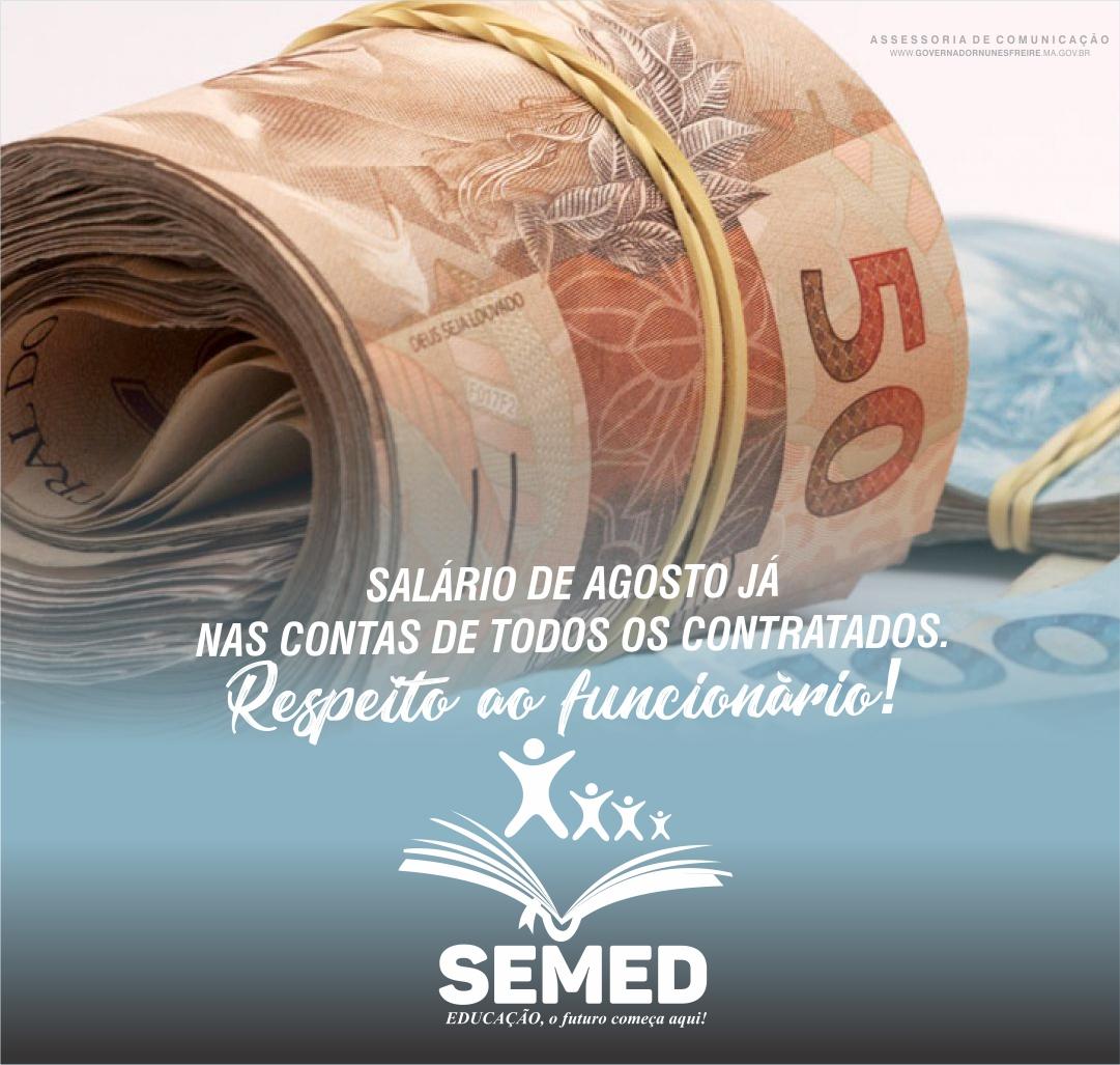 SEMED informa sobre o pagamento dos servidores contratados