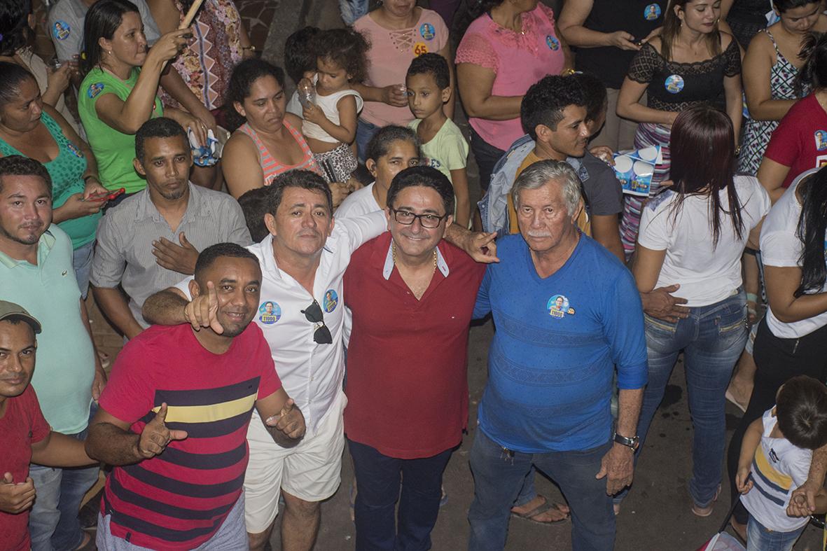 Forte apoio popular e uma grande carreata garantem adesão aos candidatos do prefeito Antonio Filho