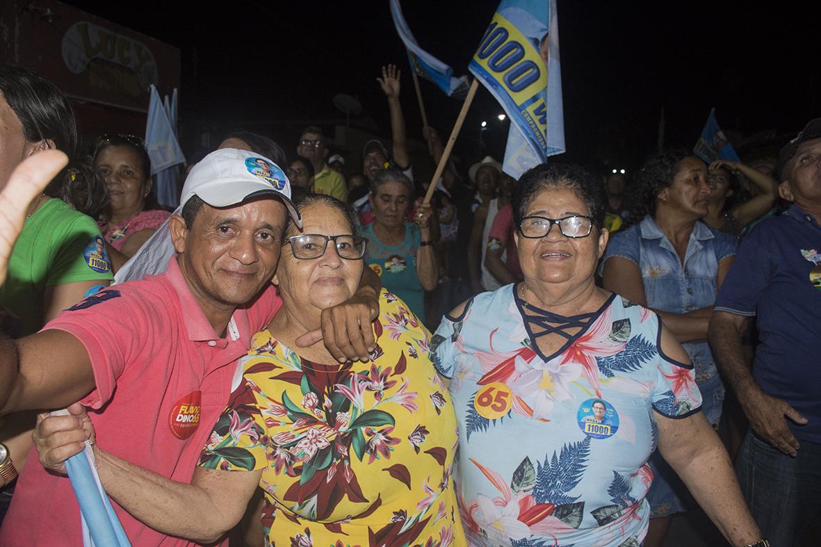 Forte apoio popular e uma grande carreata garantem adesão aos candidatos do prefeito Antonio Filho