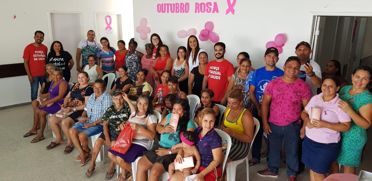 Campanha Outubro Rosa é foco de ações da SEMUS de Amapá do Maranhão