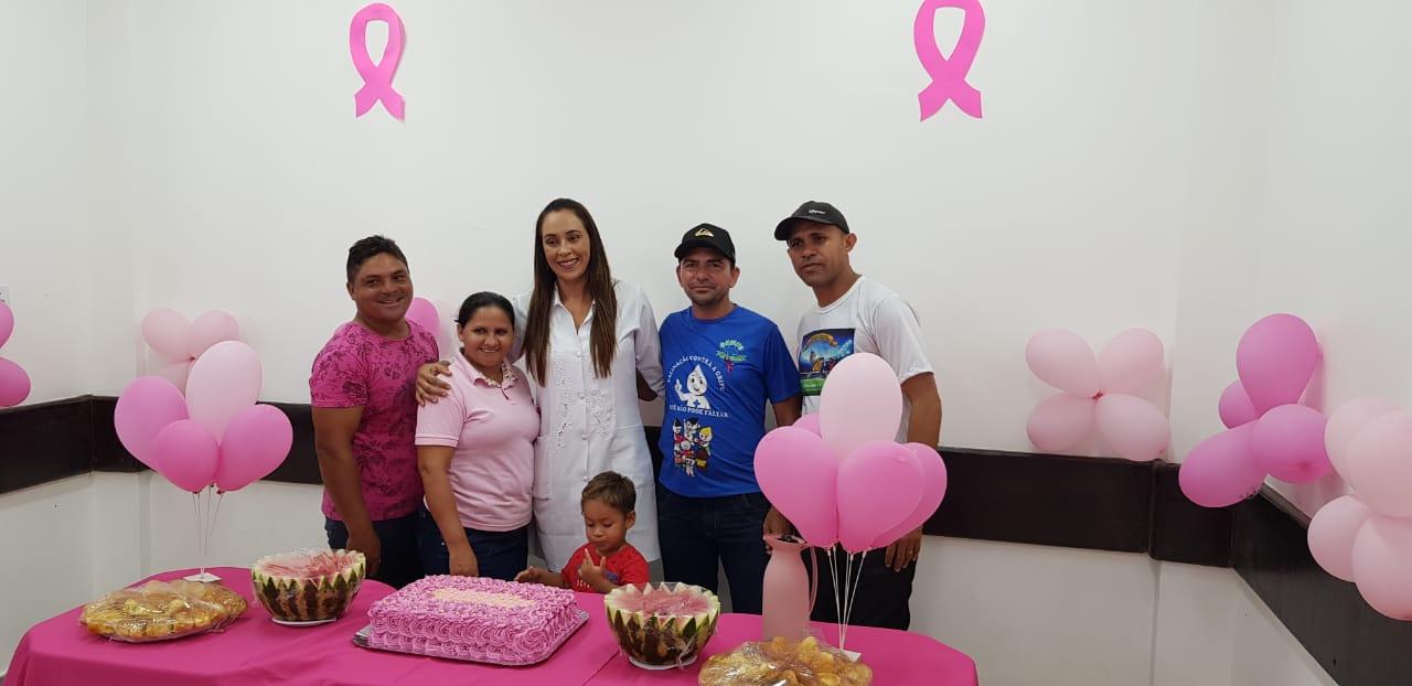 Campanha Outubro Rosa é foco de ações da SEMUS de Amapá do Maranhão